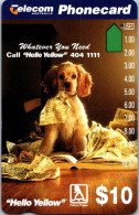 9-3-2024 (Phonecard) Dog & Yellow Pages Phone Directory - $ 10.00 - Phonecard - Carte De Téléphoone (1 Card) - Australien