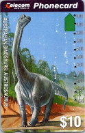 9-3-2024 (Phonecard) Dinosaur - $ 10.00 - Phonecard - Carte De Téléphoone (1 Card - Not Perfect) - Australia