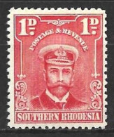 SOUTHERN RHODESIA...KING GEORGE V..(1910-36.)...." 1924..".....1d .....SG2.....MNH.. - Rhodésie Du Sud (...-1964)