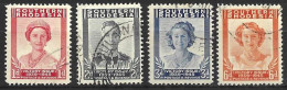 SOUTHERN RHODESIA...KING GEORGE VI..(1936-52.)...." 1924.."....VICTORY , SET OF 4....VFU..... - Southern Rhodesia (...-1964)
