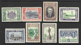 SOUTHERN RHODESIA...KING GEORGE VI..(1936-52.)......JUBILEE  , SET ....6d , CREASED AT BACK......VFU..... - Rhodésie Du Sud (...-1964)