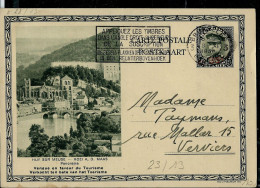 Carte Illustrée Obl. N° 23. Vue 13 ( HUY SUR MEUSE ) Obl. BXL 17/11/1930 - Cartes Postales 1934-1951