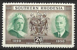 SOUTHERN RHODESIA...KING GEORGE VI..(1936-52.)......JUBILEE  ,....2d.....SG70......MH...... - Southern Rhodesia (...-1964)