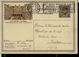 Carte Illustrée Obl. N° 10. Vue 2 - ANTWERPEN - ANVERS - Musée Plantin  - Obl. ANTWERPEN 1931 - Cartes Postales 1934-1951