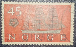 Norway 45 Used Stamp 1960 Ships - Gebruikt