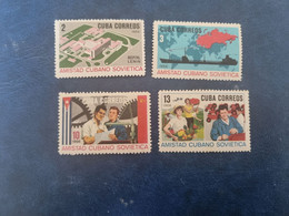 CUBA  NEUF  1966      AMISTAD  CUBANO  SOVIETICA   // 1er  CHOIX  // Sans Gomme. - Unused Stamps