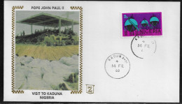 Nigeria.   Pastoral Visit Of Pope John Paul II To Kaduna Nigeria.  Special Cancellation On Cachet Special Envelope - Nigeria (1961-...)