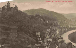 73963342 Altena_Lenne Blick Von Der Egge Mit Schloss - Altena