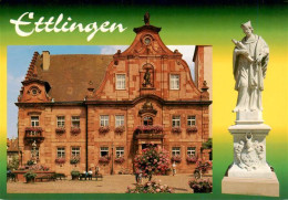 73923248 Ettlingen Rathaus Barockfassade Denkmal Statue - Ettlingen