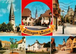 73923236 Ettlingen Teilansichten Stadtzentrum Kirche Schloss - Ettlingen