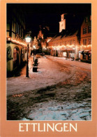 73923211 Ettlingen Stadtzentrum Zur Weihnachtszeit Unter Beleuchtung Nachtaufnah - Ettlingen