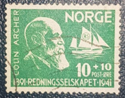 Norway Used Stamp 1941 Shipwrecked Rescue - Gebraucht