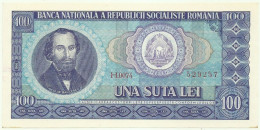 ROMANIA - 100 Lei - 1966 - Pick 97 - AUnc - Série H. 0074 - Rumania