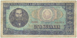 ROMANIA - 100 Lei - 1966 - Pick 97 - Série H. 0215 - Romania