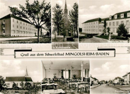 73324431 Mingolsheim Sanatorium St Rochuskapelle Kirche Bahnhofstrasse Mingolshe - Bad Schönborn