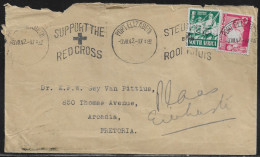 South Africa. Commercial Letter With Stamps Sc. 82, 88, Sent From Port Elizabeth At 3.07.1942 To Pretoria. - Lettres & Documents