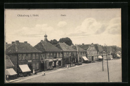 AK Oldenburg I. Holst., Markt Mit Geschäften  - Oldenburg (Holstein)