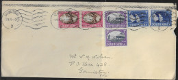 South Africa. Stamps Sc. 100-102 On Commercial Letter, Sent From Johannesburg At 3.12.1945 To Germiston. - Lettres & Documents