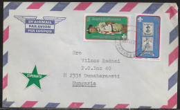 South Africa Bophuthatswana. Air Mail Esperanto Letter With Stamps Sc. 84-85, Sent From Ga-Rankuwa At 1.12.1982 To Hunga - Bofutatsuana