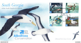 South Georgia. Fauna. Albatros 2017. FDC. - Falkland Islands