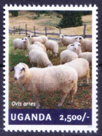 Uganda 2014 MNH, Sheep, Farm Animals - Farm