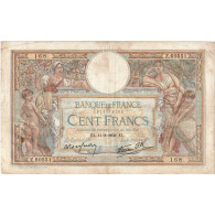 France, 100 Francs, Luc Olivier Merson, 1938, Z.60551, TB, Fayette:25.28, KM:86b - 100 F 1908-1939 ''Luc Olivier Merson''