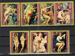 CHCT78 - Art, Paintings, Rubens, Used, Complete Series, 1973, Equatorial Guinea - Äquatorial-Guinea