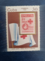 CUBA  NEUF  1984    ANI.  75  CRUZ  ROJA  //  PARFAIT  ETAT  //  1er  CHOIX  // - Ongebruikt