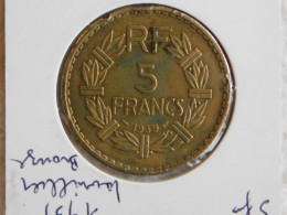 France 5 Francs 1939 LAVRILLIER, BRONZE ALUMINIUM (869) - 5 Francs