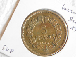 France 5 Francs 1940 LAVRILLIER, BRONZE ALUMINIUM (870) - 5 Francs