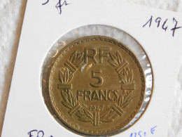 France 5 Francs 1947 LAVRILLIER, BRONZE ALUMINIUM (876) - 5 Francs