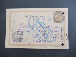 Österreich 1899 GA 2 Kreuzer /Deutsch - Slov.) Stempel K1 Stein In Krain Kamnik Nach Konstanz Baden Gesendet - Cartes Postales