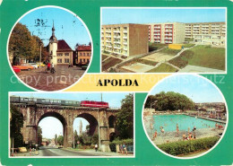 73310136 Apolda Markt Neubaugebiet Viadukt Freibad Apolda - Apolda