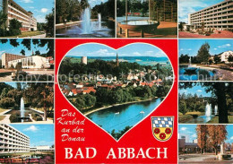 73310132 Bad Abbach Teilansichten Kurstadt Herz Bad Abbach - Bad Abbach