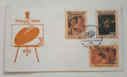 P)hilippines Philatelic Week First Day Of Issue 1990 - Filipinas