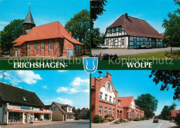 73306281 Erichshagen Woelpe Kirche Fachwerkhaus Stadtpanorama Erichshagen - Nienburg