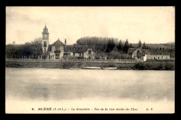 37 - BLERE - LA GRISOLETTE - VUE DE LA RIVE DROITE DU CHER - Bléré