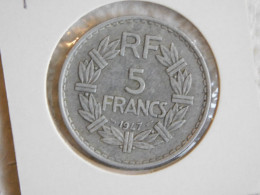 France 5 Francs 1947 9 Fermé LAVRILLIER, ALUMINIUM (885) - 5 Francs