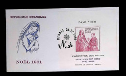 CL, BLOC, Rwanda, Kigali, 21-12-1981, Noël 1981, L'adoration Des Mages, Hugo Van Der GOES, Galerie De Dahlem, Berlin - Otros & Sin Clasificación