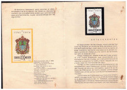 1969 MÉXICO FDB  450th. ANNIV. OF THE VERACRUZ FOUNDATION Sc. 1002  ARMS Of VERACRUZ - Mexico