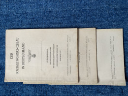 3x Der Soziale Wohnungsbau In Deutschland: 1942/43 - Libros Antiguos Y De Colección