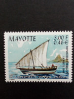 MAYOTTE MI-NR. 79 POSTFRISCH(MINT) FISCHERBOOT 2000 - Unused Stamps