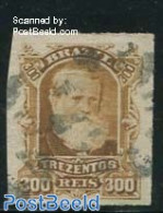 Brazil 1878 200R Yellow-brown, Used, Used - Used Stamps