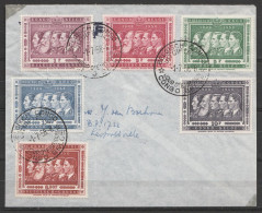 Congo Belge - L. Affr. N°344/49 Càd Jour D'émission -1-7-1958 LEOPOLDVILLE - Lettres & Documents
