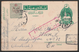 CP/EP De Constantinople Càd PERA /12-2-1917 Pour WIEN (Vienne) - Griffe Censure Turque - Levante-Marken