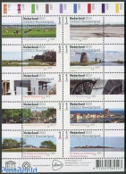 Netherlands 2014 UNESCO World Heritage 10v M/s, Mint NH, History - Nature - Transport - Various - World Heritage - Cat.. - Unused Stamps