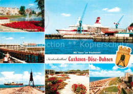 73294280 Cuxhaven Nordseebad Schleusenpriel Springbrunnen Alte Liebe Frachter Ku - Cuxhaven