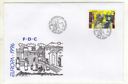 Enveloppe 1er Jour SUOMI FINLAND Oblitération HELSINKI 08/03/1996 - FDC