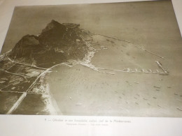 PHOTO GIBRALTAR CLEF DE LA MEDITERRANEE 1921 - Non Classificati