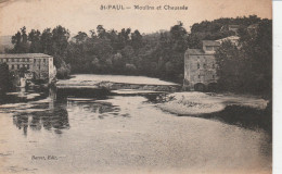 SAINT PAUL CAP DE JOUX MOULINS ET CHAUSSEE 1936 TBE - Saint Paul Cap De Joux